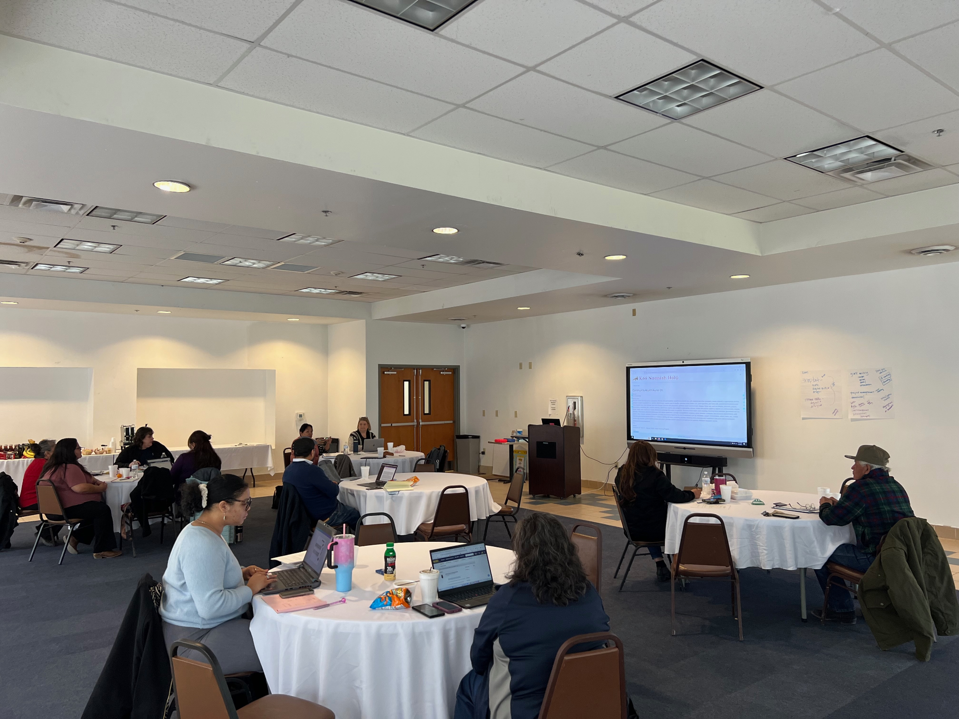 Community workshop at Navajo Technical University